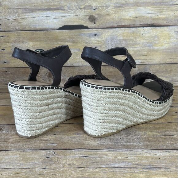 VERONICA BEARD Size 10 (EU 40.5) Women’s Sandals Espadrille leather Strap - Picture 10 of 16